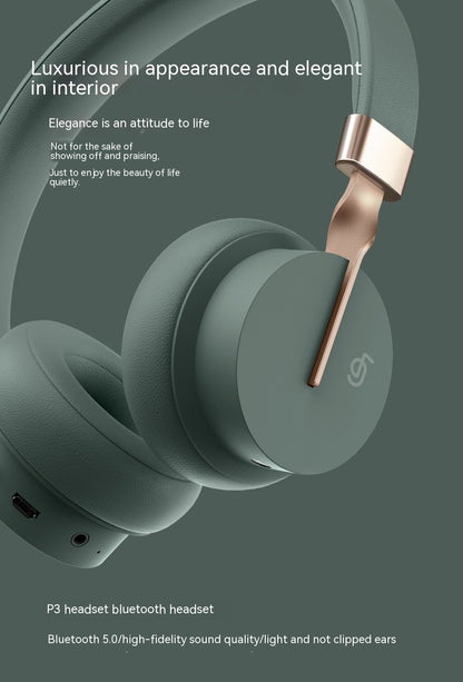 Simple Solid Color Headworn Bluetooth Phone